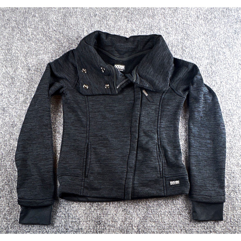 Dover Saddlery Asymmetric Cowl Neck Fleece Riding Jacket Large